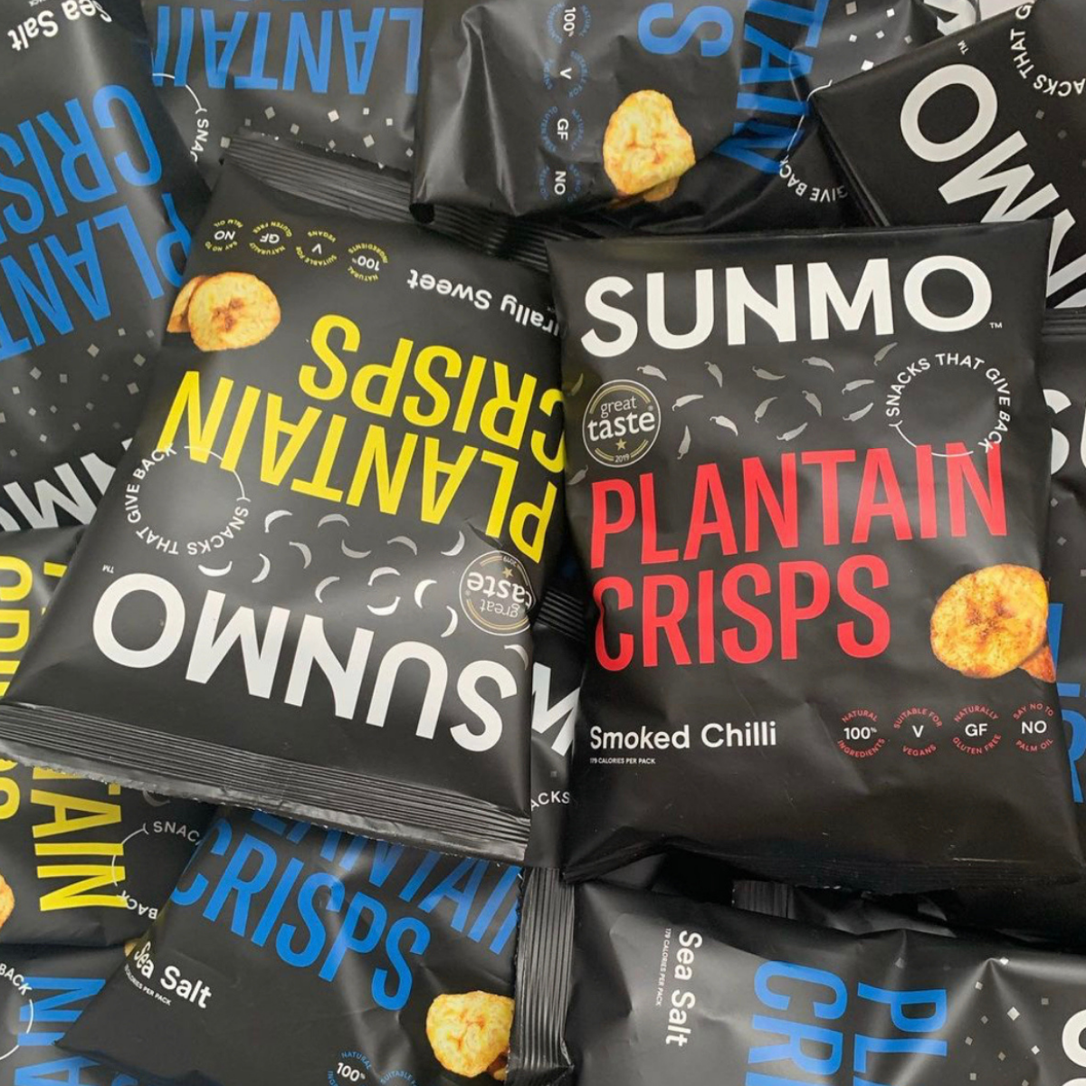 Mixed Plantain Crisps (Box of 12 packets)