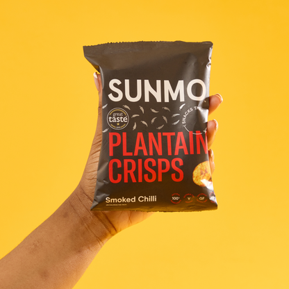 Smoked Chilli Plantain Crisps (Box of 12)